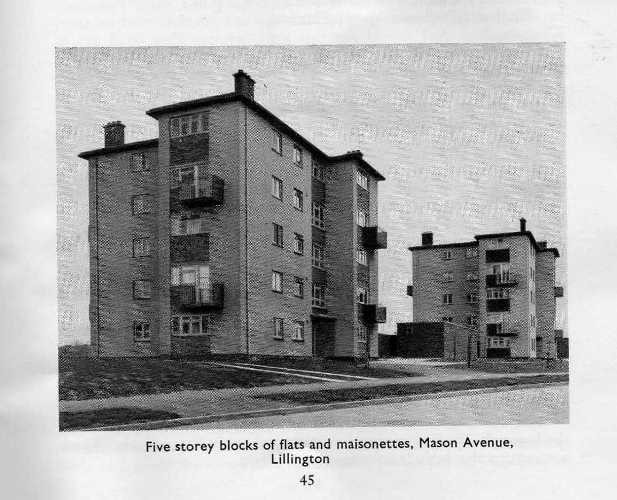 Mason Avenue Flats circa 1961 (taken from the ‘Borough of Royal Leamington Spa’ Tenants Handbook 1961) Mason Avenue Flats